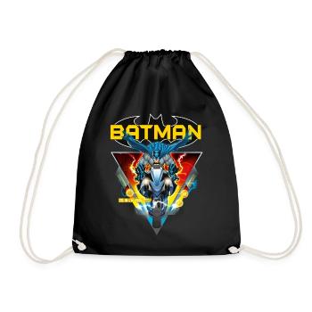 Batman and Batcycle - Drawstring Bag - black - Front