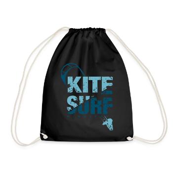 KITE SURF 3 - Sac de sport léger - noir - Devant