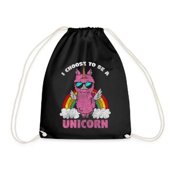 Peru Animal Lover - Drawstring Bag - black - Front