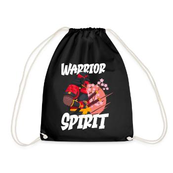 Samurai Samuraischwert Japanisch - Turnbeutel - Schwarz - Vorne