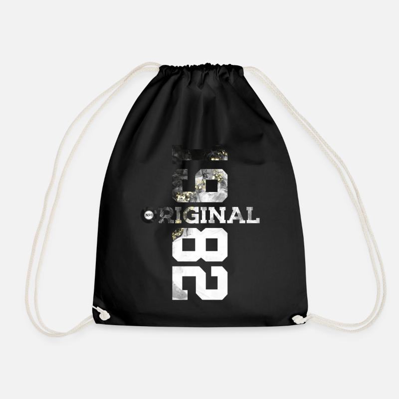 ORIGINAL 1982 COOL 44. GEBURTSTAG - Turnbeutel - Schwarz