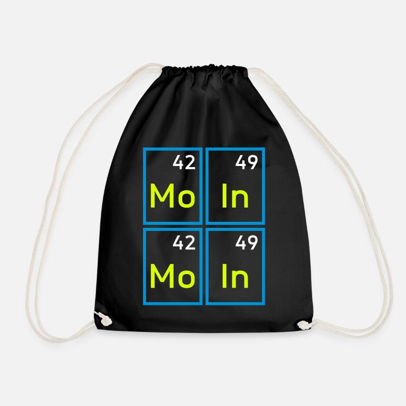 Moin moin (Molybdän, Indium, Molybdän, Indium) - Turnbeutel - Schwarz