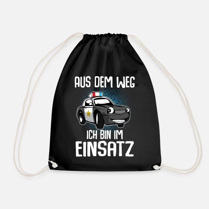 Aus Dem Weg Ich Bin Im Einsatz - Turnbeutel - Schwarz
