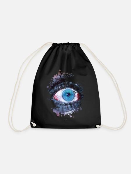 Auge - Turnbeutel - Schwarz