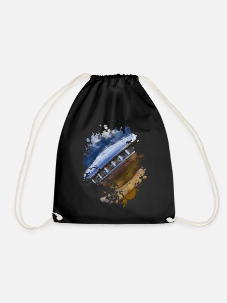 Spaceship - Turnbeutel - Schwarz