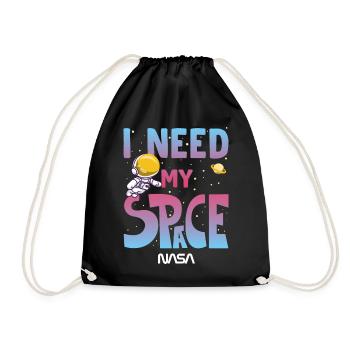 NASA I Need My Space Drôle De Design - Sac de sport léger - noir - Devant