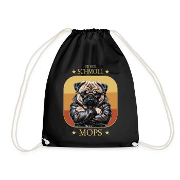 Carlin boudeur - Sac de sport léger - noir - Devant