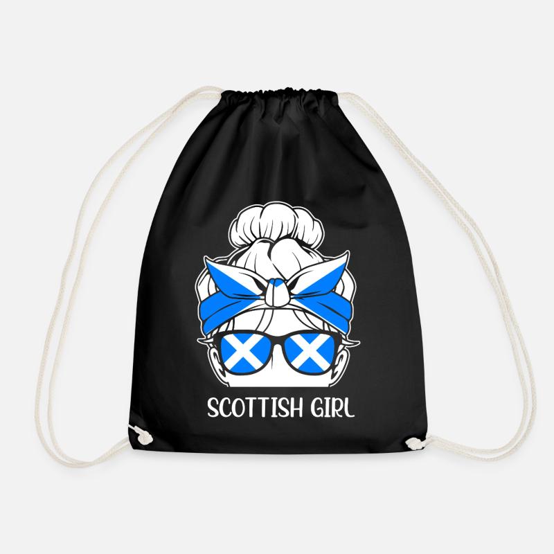 Schottland Schotten Schottisch Schotte - Turnbeutel - Schwarz