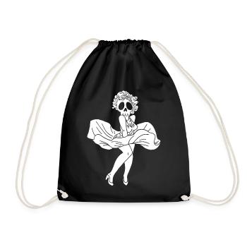 Fantôme de Marylin Monroe - Sac de sport léger - noir - Devant