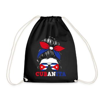 Cuba Pride & Home - Design du drapeau de Cuba - Sac de sport léger - noir - Devant