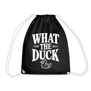 Qu’est-ce que c’est que le canard - Sac de sport léger - noir - Devant