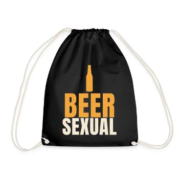 Bière sexy bière drôle de bière qui dit amateur de bière - Sac de sport léger - noir - Devant