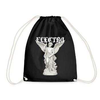 Elektro-Engel-Statue Gothic - Turnbeutel - Schwarz - Vorne