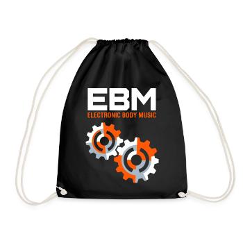 Electronic Body Music - EBM Industrial - Turnbeutel - Schwarz - Vorne
