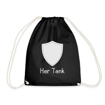 Her Tank Gamer Couple - Sac de sport léger - noir - Devant