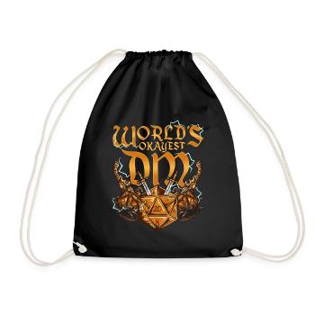 Board Games The World Is Better - Drawstring Bag - black - Front