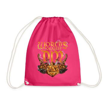 Jeux de Table Le Monde est meilleur - Sac de sport léger - fuchsia - Devant