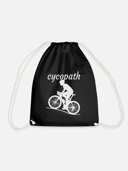 Cycopath - Drawstring Bag - black