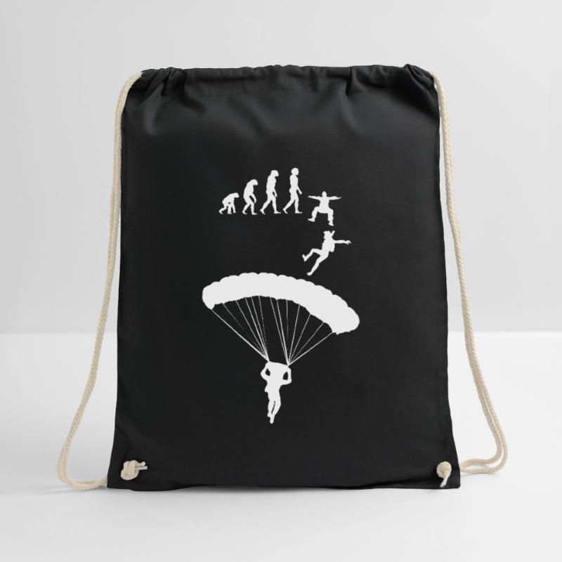 Skydiving Evolution Skydiver Drawstring Bag