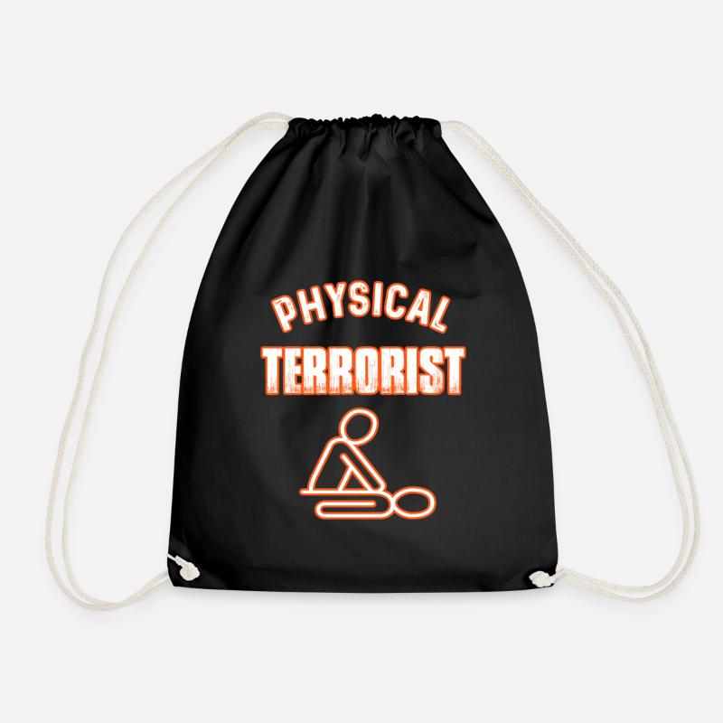 Physiotherapeut Geschenk - Turnbeutel - Schwarz
