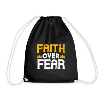 Christian - Drawstring Bag - black - Front