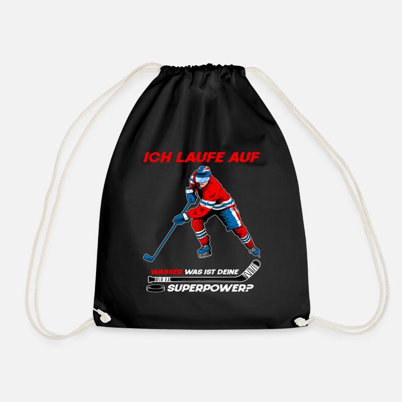 Fantastischen Eishockey Spieler - Eishockey - Turnbeutel - Schwarz
