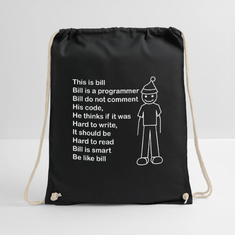 Programmer for Developers Developer Lustiger Drawstring Bag