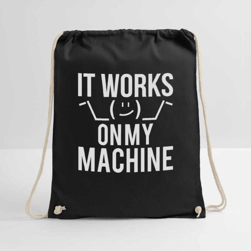 Programmer Developer It Work On My Machine Drawstring Bag