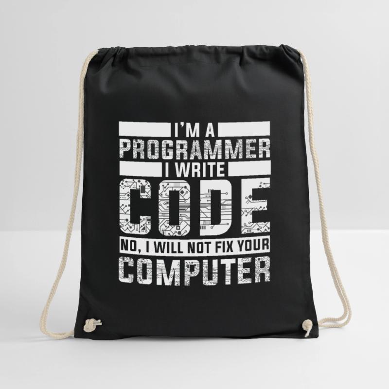 Programmierer Entwickler - Code Nerd Geek Turnbeutel