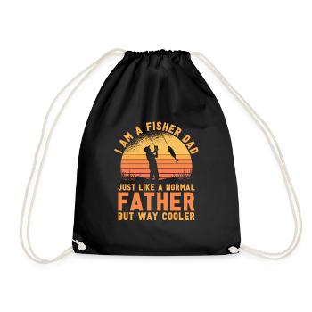 Pêche pêche - Sac de sport léger - noir - Devant
