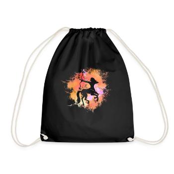 Sagittarius Zodiac Sign Horoscope Astrology - Drawstring Bag - black - Front