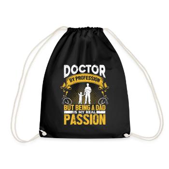 Médecin Médecin Médecin spécialiste Médecin - Sac de sport léger - noir - Devant