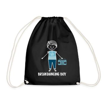 Breakdance Breakdancer Breakdancing - Sac de sport léger - noir - Devant