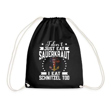German-Americans - DNA Anchor - Drawstring Bag - black - Front