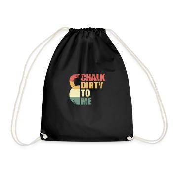 Kettlebell Kettleball Fitness Training Cadeau - Sac de sport léger - noir - Devant