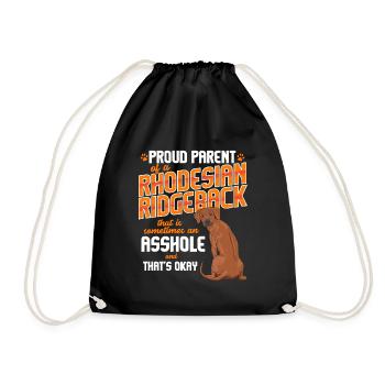 Rhodesian Ridgeback - Sac de sport léger - noir - Devant