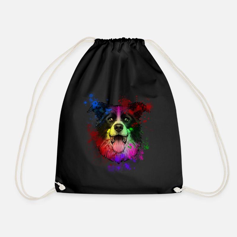 Australian Shepherd - Turnbeutel - Schwarz