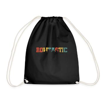 Retro rowing rower gift I eighth rowing - Drawstring Bag - black - Front