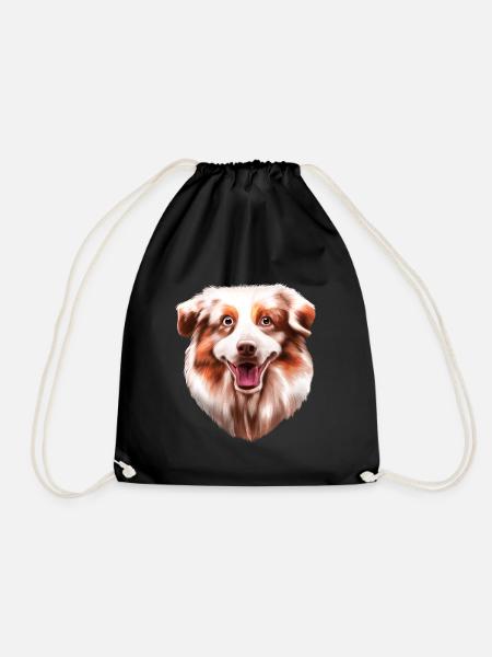 Australian Shepherd Aussie - Sac de sport léger - noir