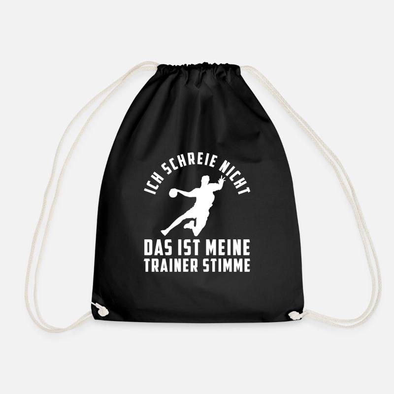Handball Trainer I Handballer Jugendtrainer - Turnbeutel - Schwarz