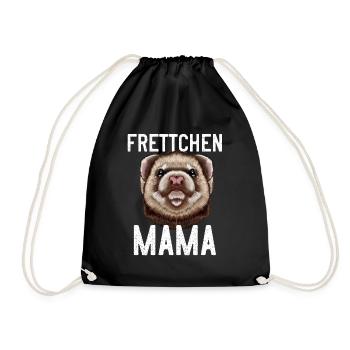 Maman furet - Sac de sport léger - noir - Devant