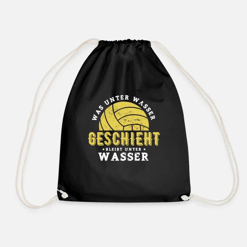 Wasserball - Turnbeutel - Schwarz
