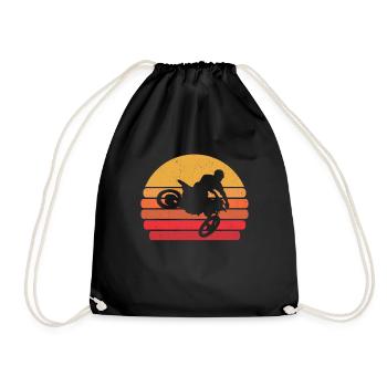 Retro Supercross MX Motocross - Sac de sport léger - noir - Devant
