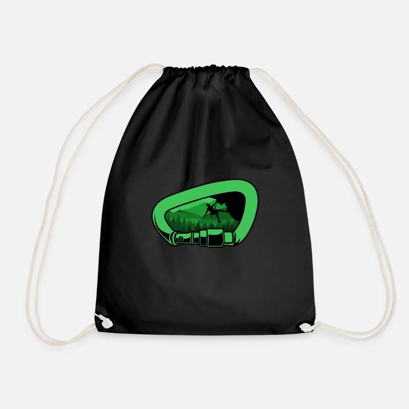 Alpinisme Grimpeurs - Sac de sport léger - noir