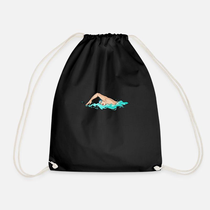 Nageur - Sac de sport léger - noir