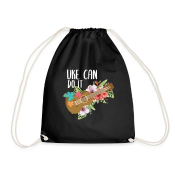 Ukulélé Uke - Sac de sport léger - noir - Devant