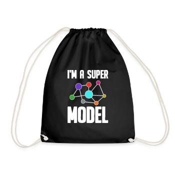Data Science Analyst Data Scientist - Drawstring Bag - black - Front