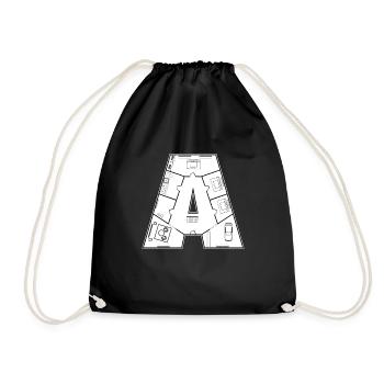 Architect Construction Manager Architecture House Construction - Drawstring Bag - black - Front