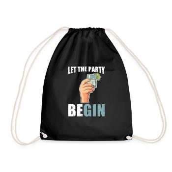 Cocktail - Drawstring Bag - black - Front