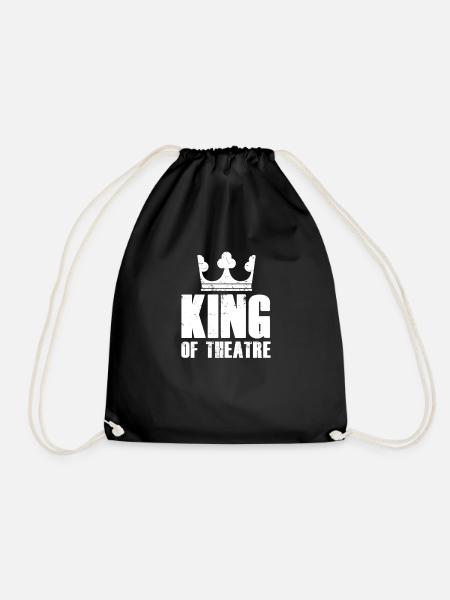 Theatre Actor Theatre Stage Play - Drawstring Bag - black